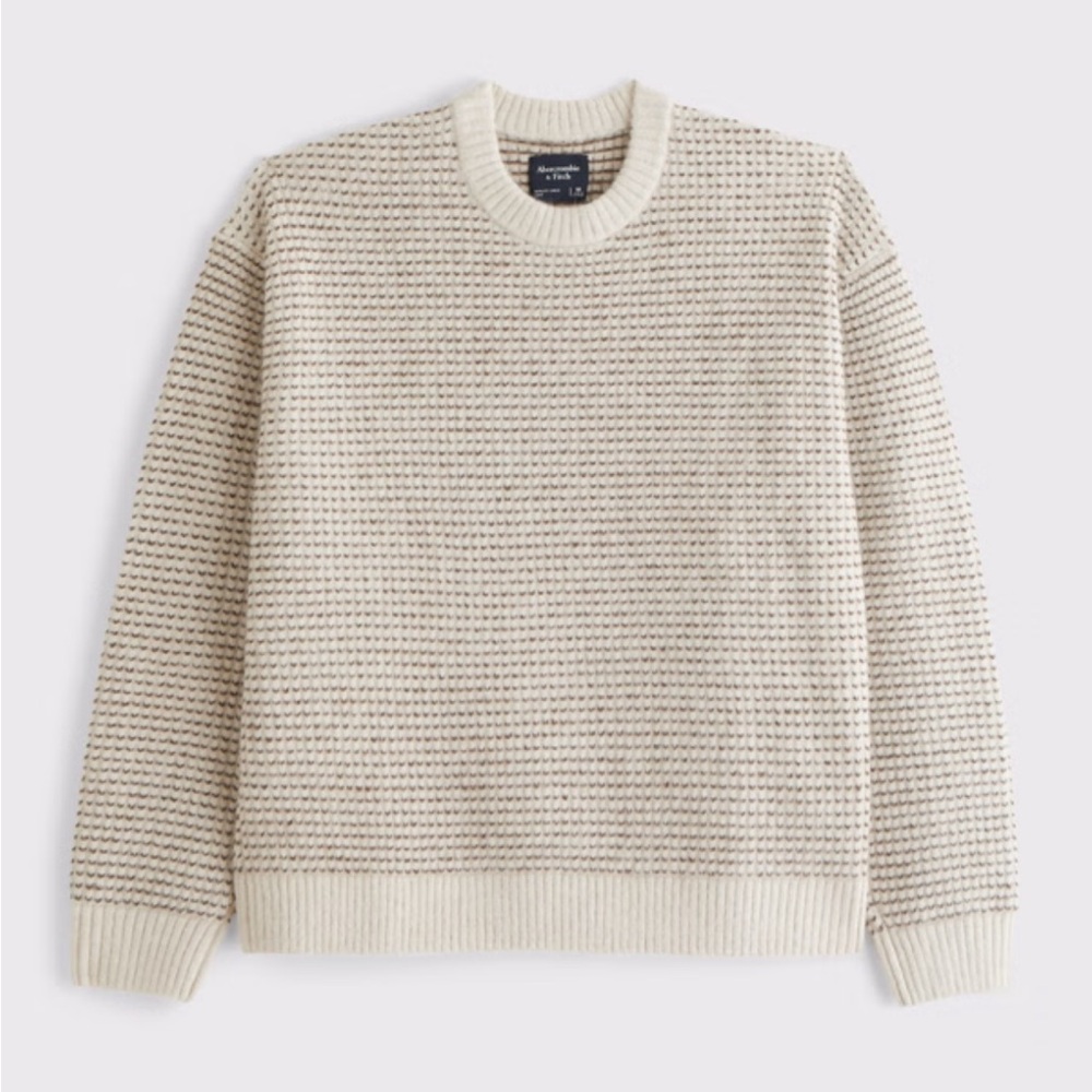 A&F Men's Essential Crew Sweater - Picture 4 of 9